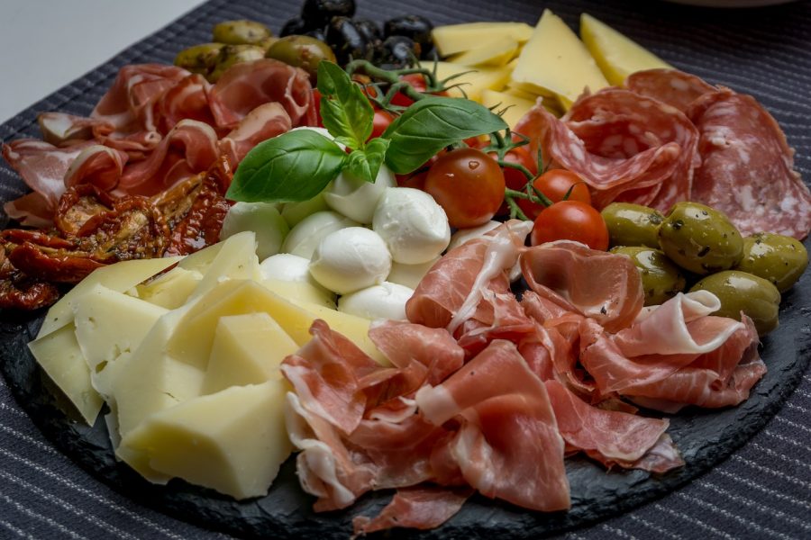 Surtido de quesos italianos