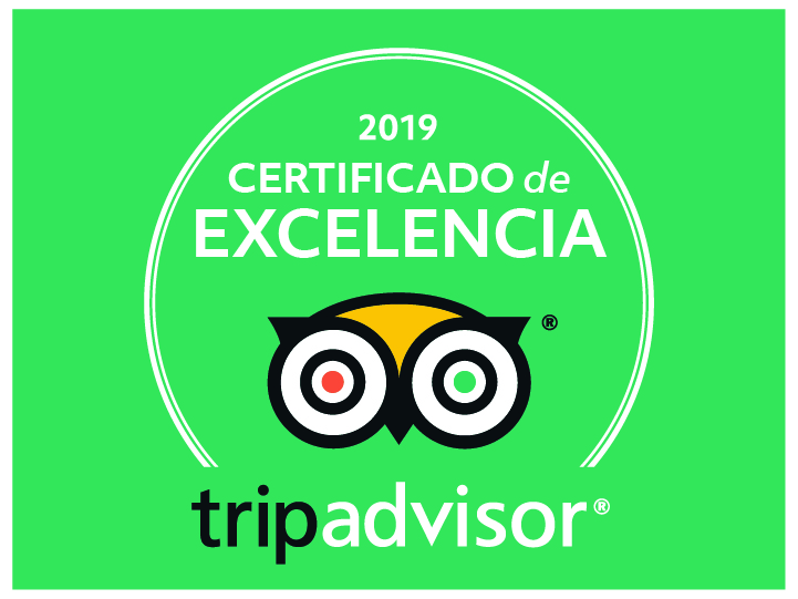 Certificado de Excelencia Tripadvisor 2019