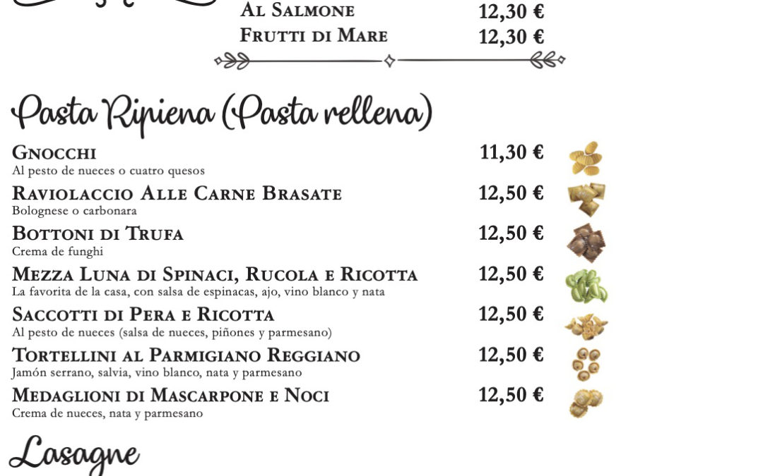 Maridaje de los vinos italianos